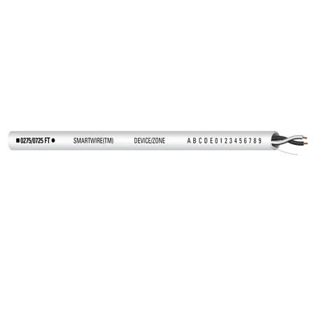 004360-1000: BRT CANbus POWER, 22 AWG 2 Conductor Bare Copper, Non-Shielded Plenum UL Listed C(UL)US CMP, White Jacket, (Wall Switches) 1000' Box Trusted Brand