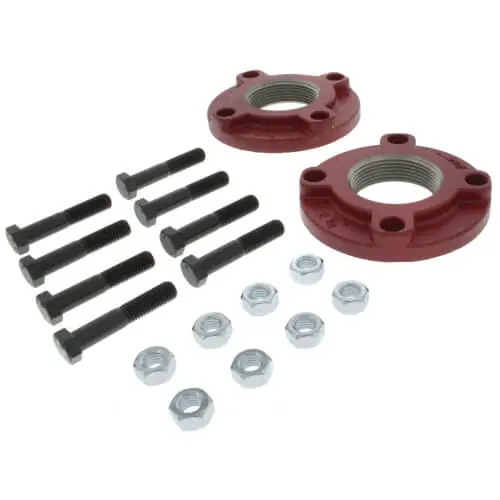 91584911: 2 1/2" CAST IRON FLANGE SET Express Delivery