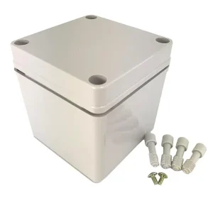 BC-AGS-101010: Screw Bolt Type Non-Metallic Enclosures, 3.94"x3.94"x3.94" Gray ABS Plastic Mega Sale