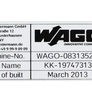210-804: LABEL POLY 44X99MM No Minimum Order