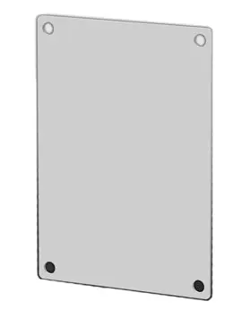 Fan Favorite 880 SP1212P: Inner Perforated Panel for 1100 121206NOIP
